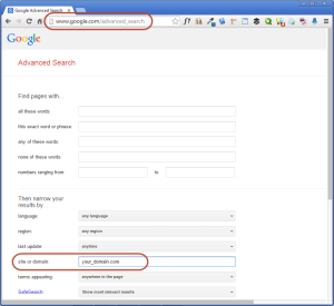 Google Advanced Search