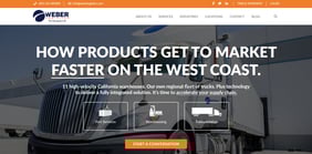 Weber-homepage-screen
